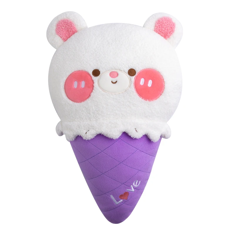New Arrival High Quality Creative Plush Stuffed Ice Cream