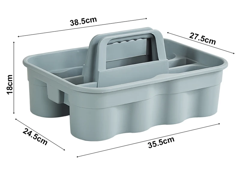 ITEM NO.039C Factory Wholesale Plastic Hand-hold Storage Cleaning Bucket Caddy Organizer Hotel Cleaning Tray Tote Tool Bucket Tool Organizer supplier