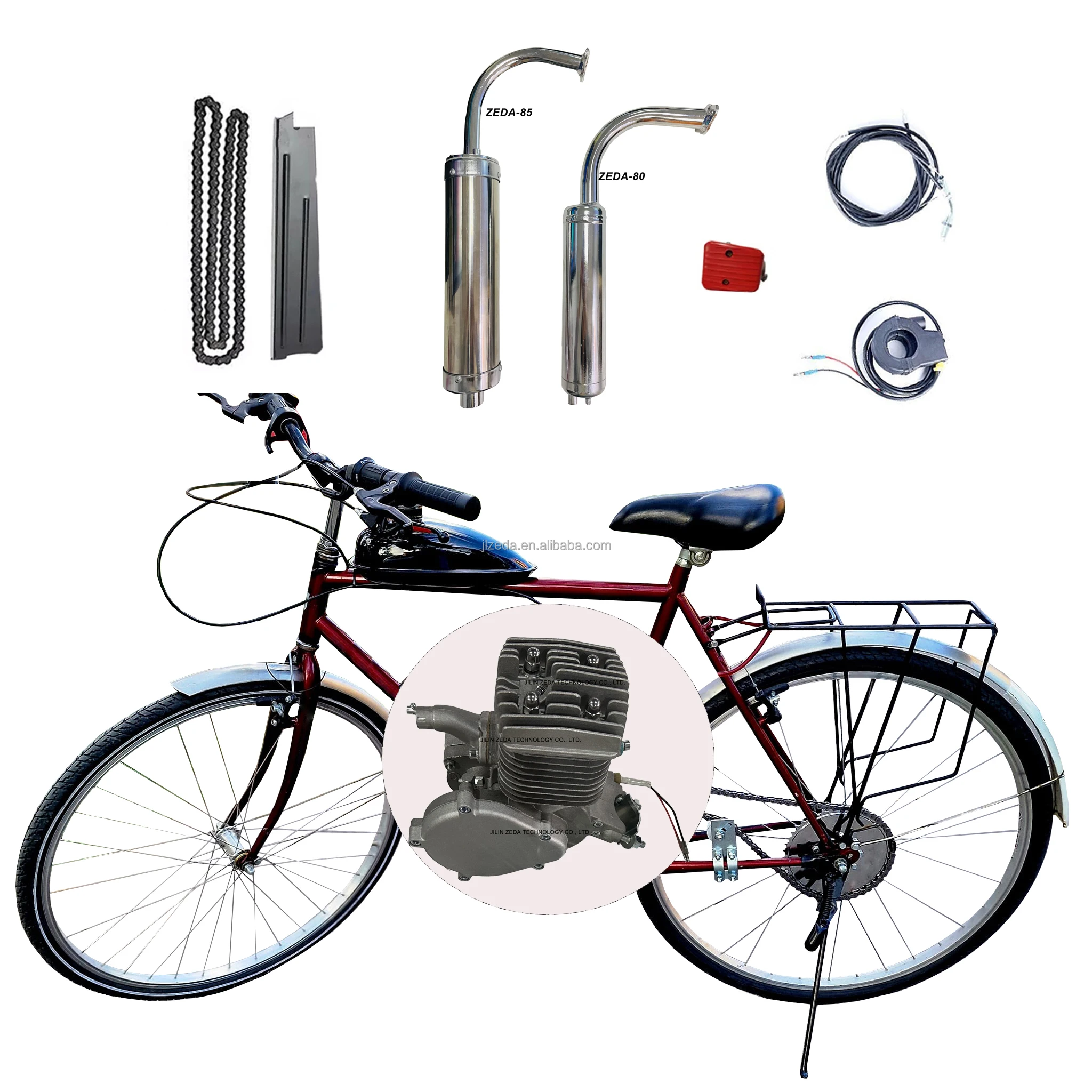 Zeda-carb OKO Carburetor for 80cc/100cc Scooter Bike Motor Kit