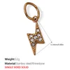 Pj287Weg White Diamond Gold Pendant
