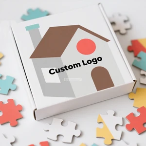 Wholesale Personalized Printing House Juguetes Montessori Tablero De Rompecabeza De Colo Cartoon Board Jigsaw Puzzle