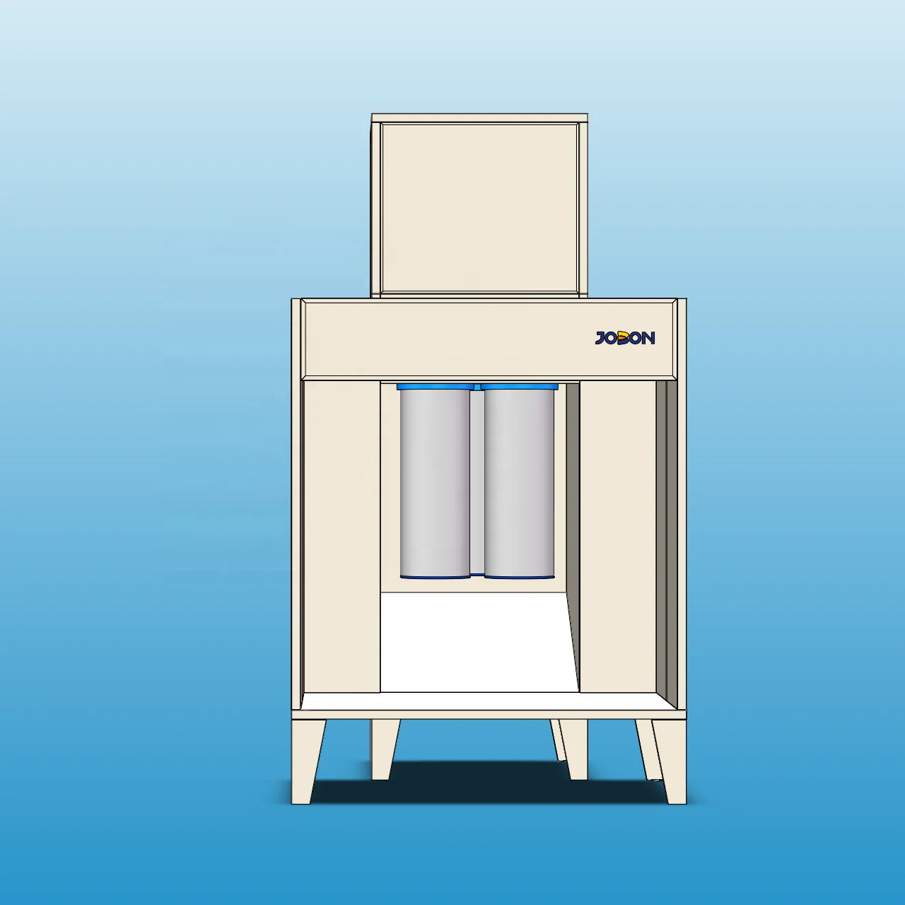 JOBON Small Powder Coating Booth Equipment Machine Fine Production Surface Treatment
