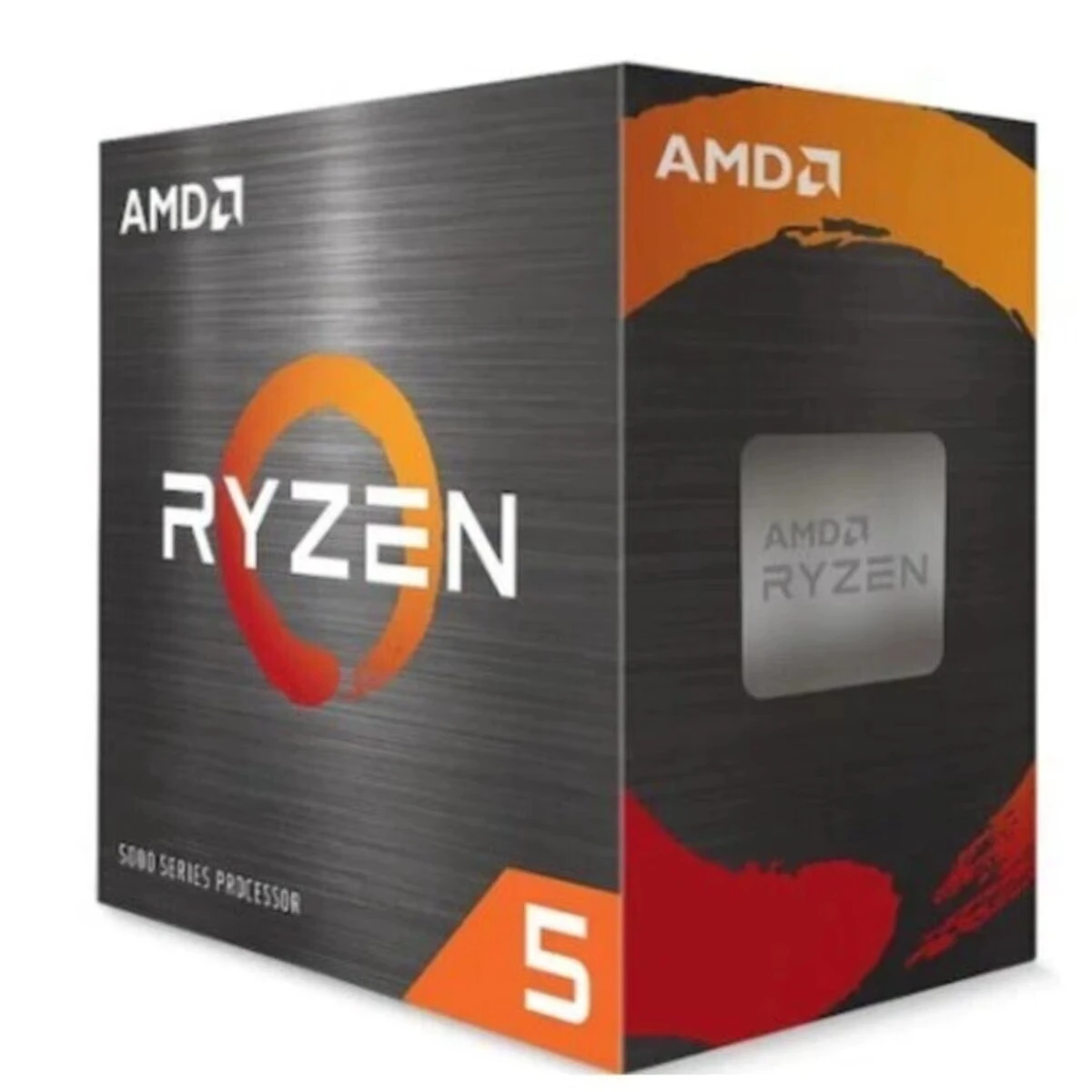 AMD Ryzen 5 5600X 6-core, 12-thread, 64-bit unlocked AM4 desktop processor CPU with Wraith Stealth cooler.
