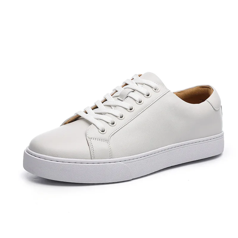 Sh11622a Real Leather Mens Shoes Sneakers 2023 Quality White Shoes Men Sneaker Buy White Shoes