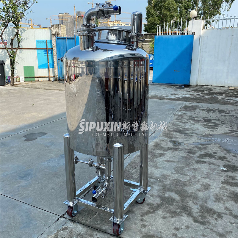 2021 SPX подвижный резервуар для хранения из нержавеющей стали с ручкой и колесами для удобного перемещения