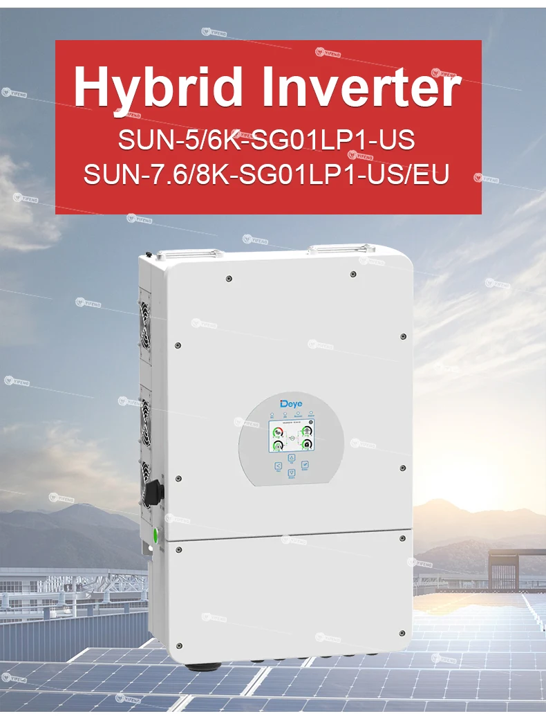 12kw 14kw Deye 16kw Hybrid Inverter Single Phase 16kw Single Phase Deye Solar Inverter Sun 16k 6024