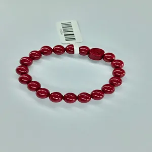 Cinnabar Zodiac Rabbit Beaded Bracelet Elegant Fine Jewelry
