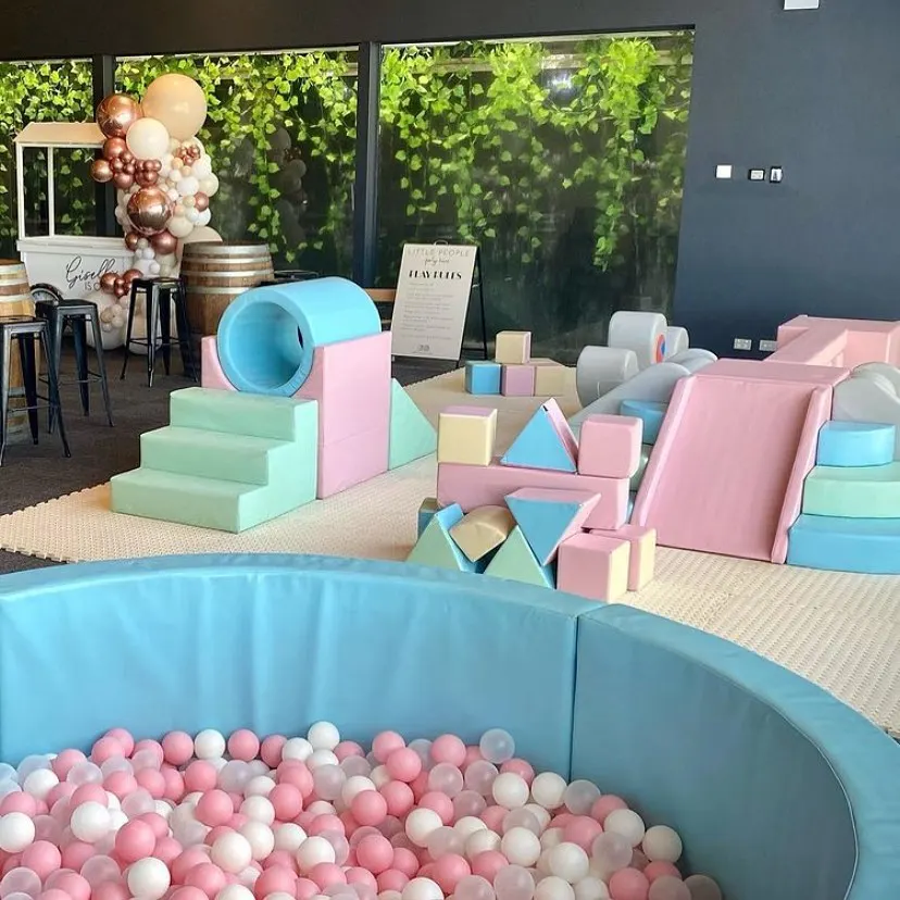 Bettaplay White Set Indoor Kids Toddler Soft Play Equipment For Rental