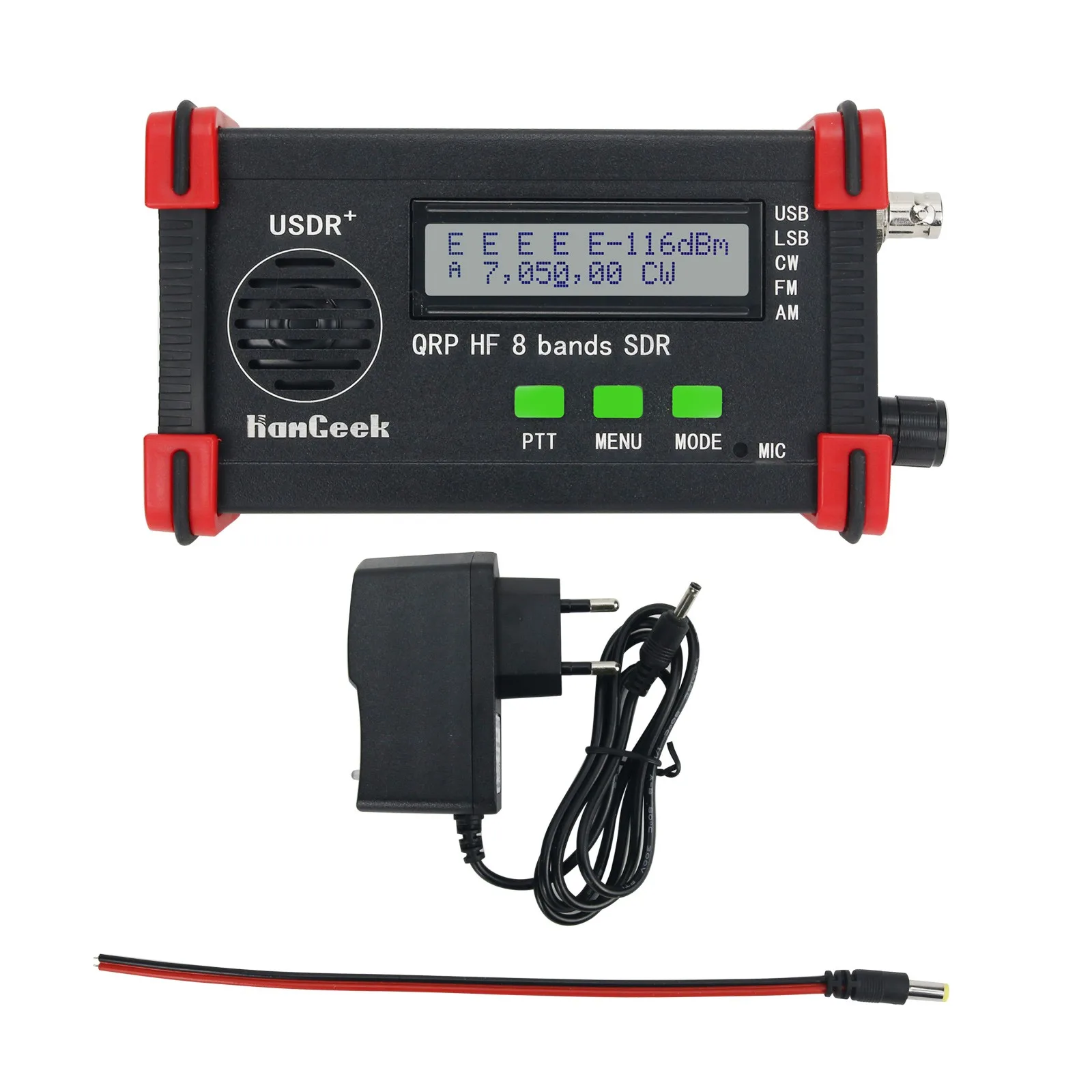kazu_rbo　DPA-VUED 144MHz/435MHz Hamgeek USDR+ 5W QRP HF 8-Band SDR Transceiver - Full Mode