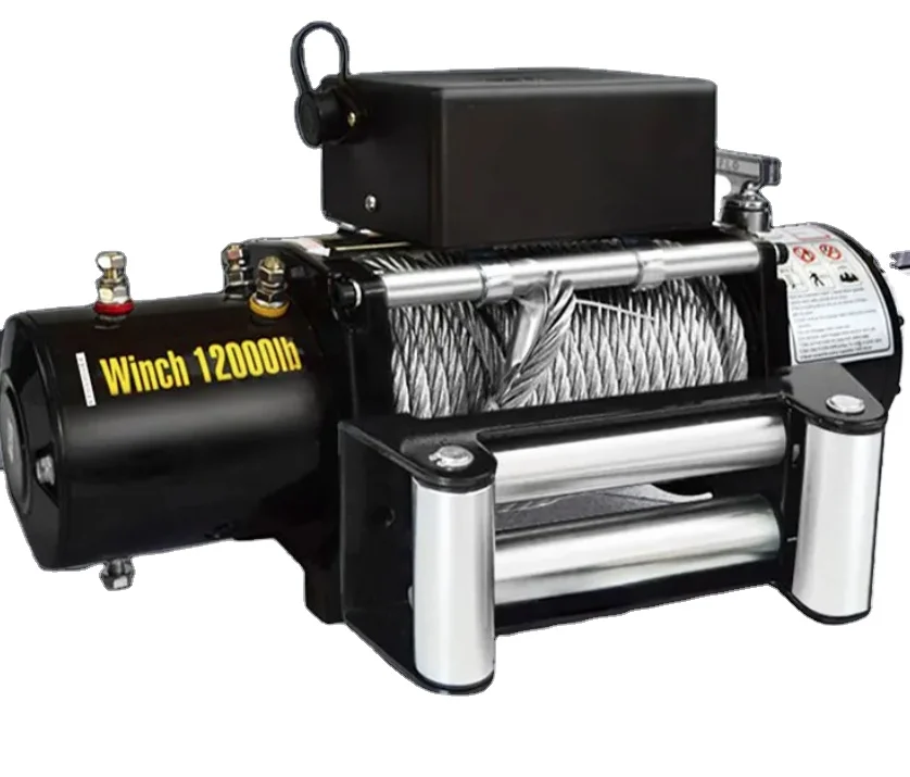 Электрическая Автоматическая Лебедка 12V 24V 2000Lbs электрическая лебедка
