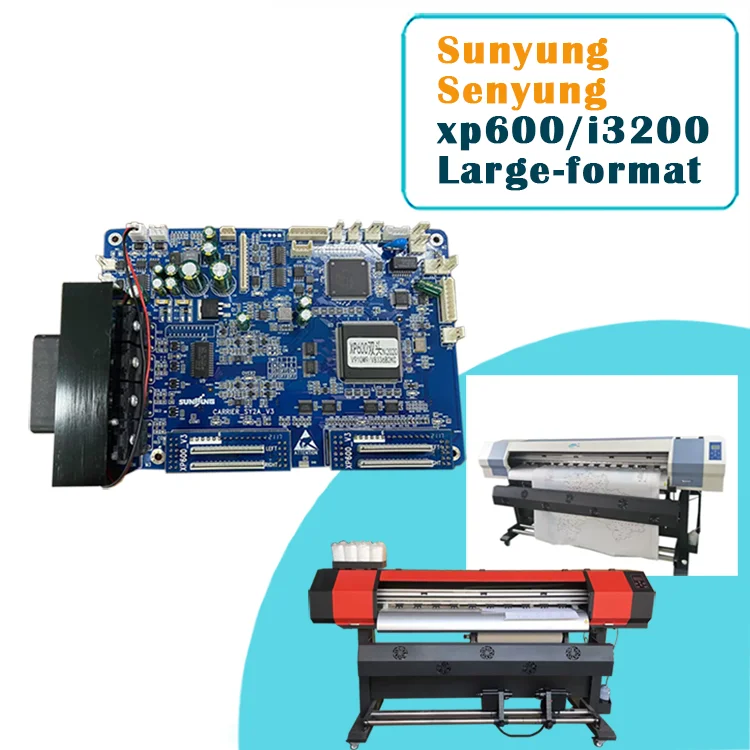 Sun Yung Single Head Xp600 I3200 Senyang Double Head Mainboard Carriage Board Inkjet Large Format Printers Eco Solvent UV Ink factory