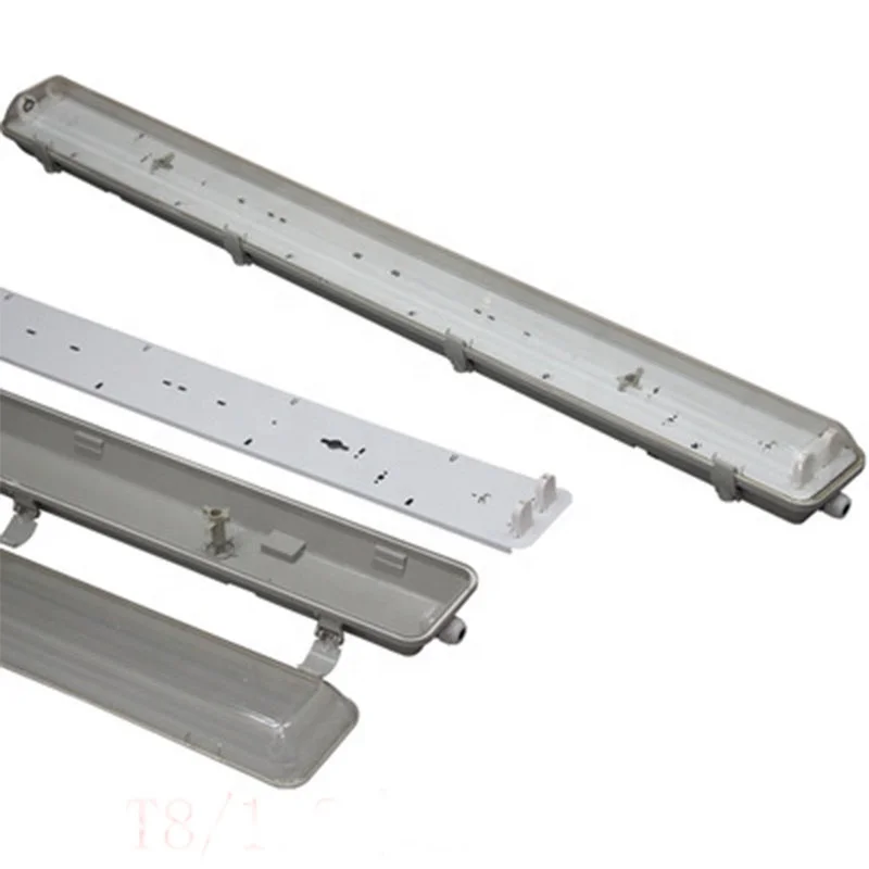 4ft 2 Tube T8 Waterproof Fluorescent Light Fixtures Ip65