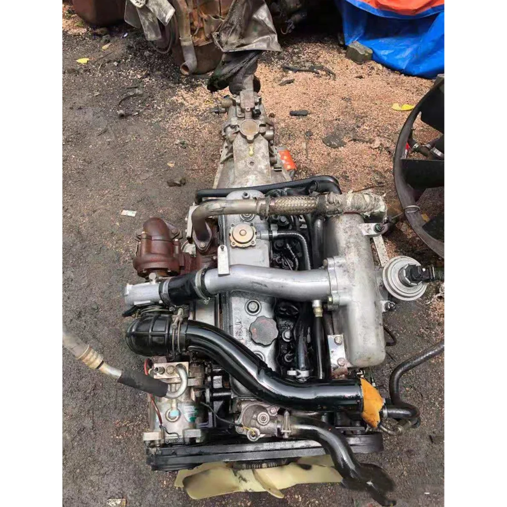Used diesel Engine With Manual Transmission 4JB1 4JB1T for Isu Zu