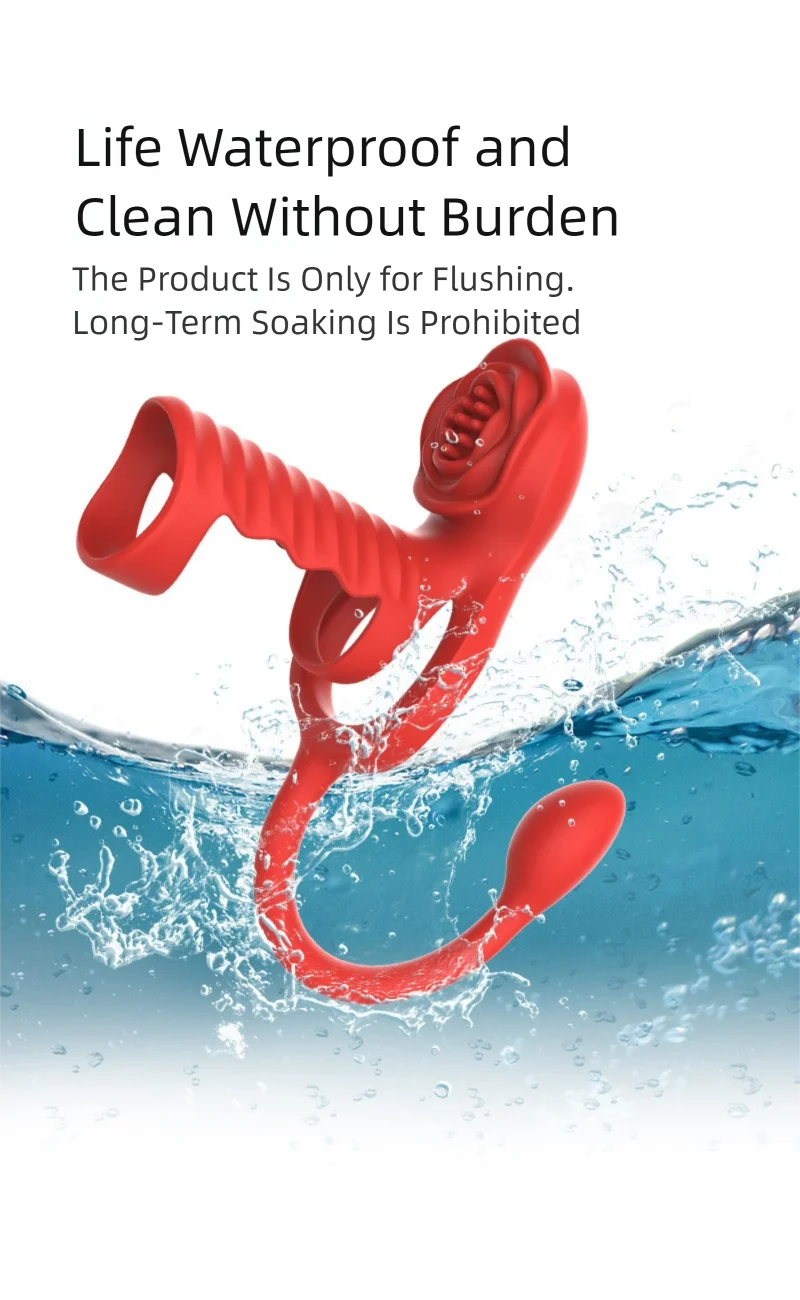 Rose Fine Ring Vibrator für Männer – Sexspielzeug für Paare zur klitoralen Stimulation und für mehr Lust beim Masturbieren_voghion.com