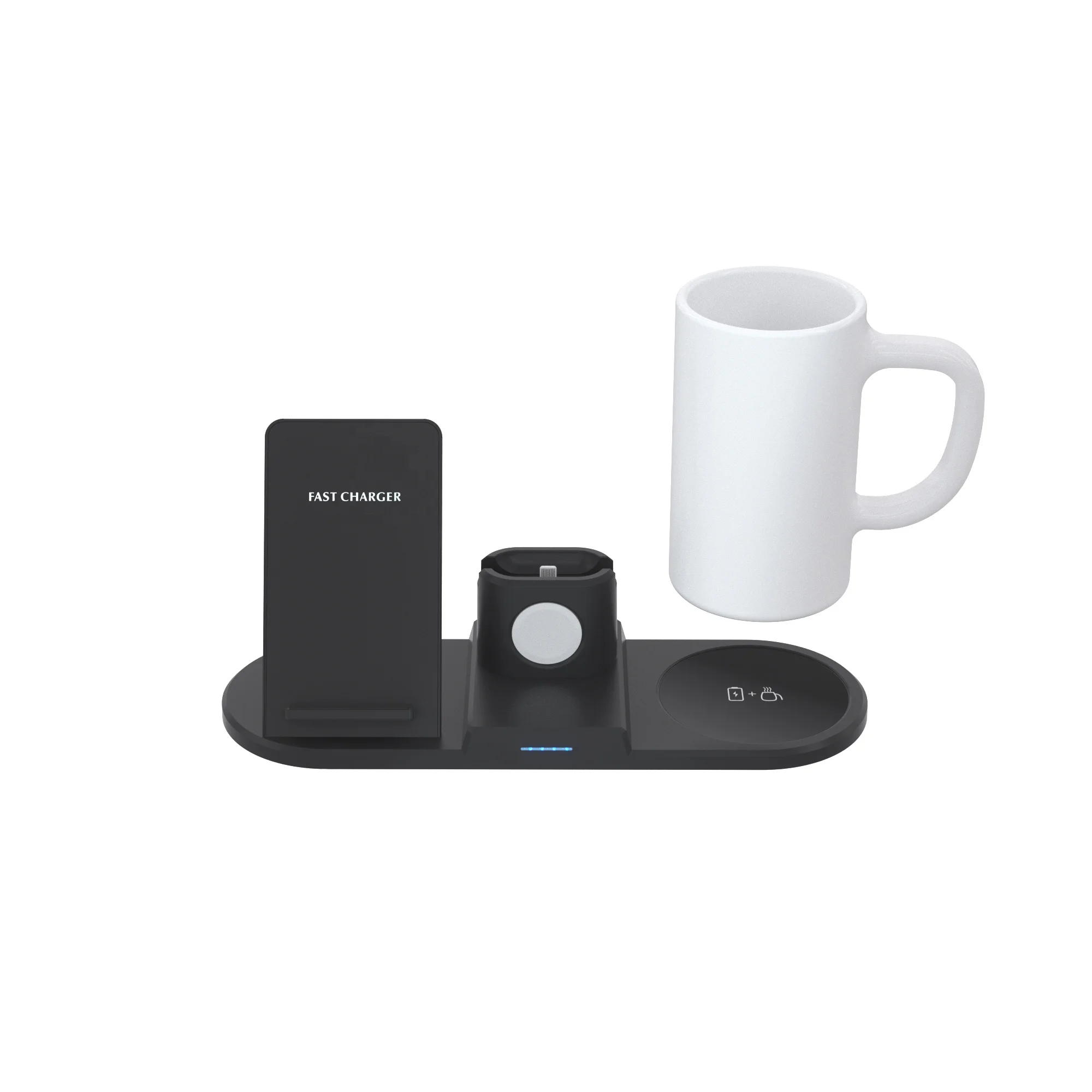 3-in-1 Mug Warmer & 5W QI Wireless Charger