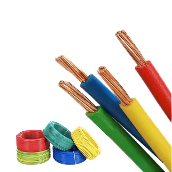 Manufacturer High Quality  4mm2 Flexible Cable H07V-U H07V-R 450V/750V PVC Copper Electrical Wire
