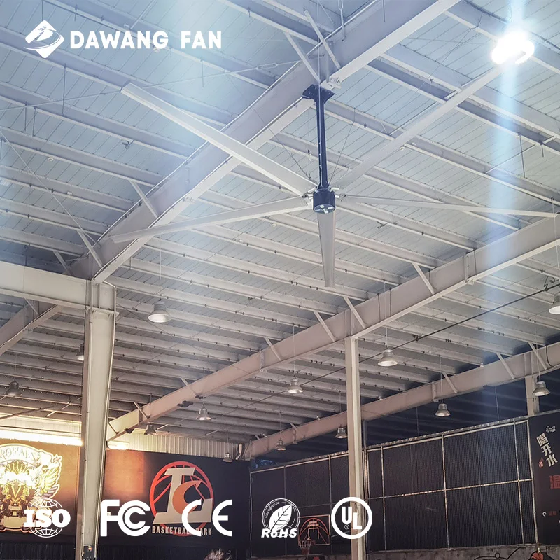 DAWANG FAN 16 футов Big Ass Fan для школы, ресторана, торгового центра, инновационные коммерческие HVLS вентиляторы