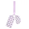 Light purple and white checkered