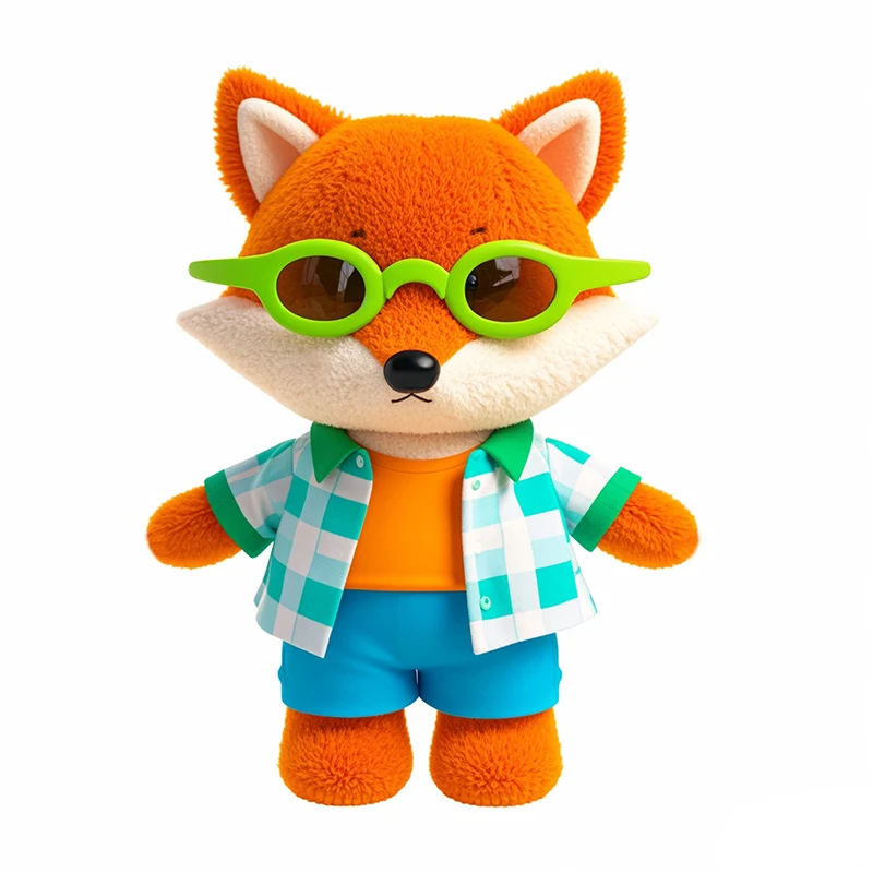 Factory Direct Mini Animal Fox Plush Toy Bundle Includes Dolphin Seal Pelican Soft Cotton Stuffed Animals OEM for Gifts