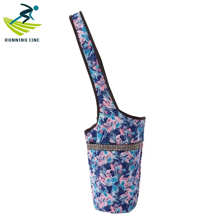 Фирменный коврик, органайзер, переноска для хранения, Женская Складная карманная Холщовая Сумка для йоги