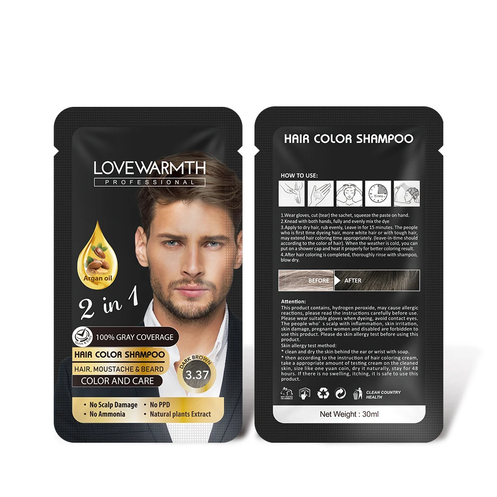 Шампунь для окрашивания волос шампунь для волос саше для окрашивания волос Профессиональный Перманентный итальянский крем 3 минуты окрашивания