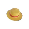 Yellow straw hat, one size fits all (foldable)