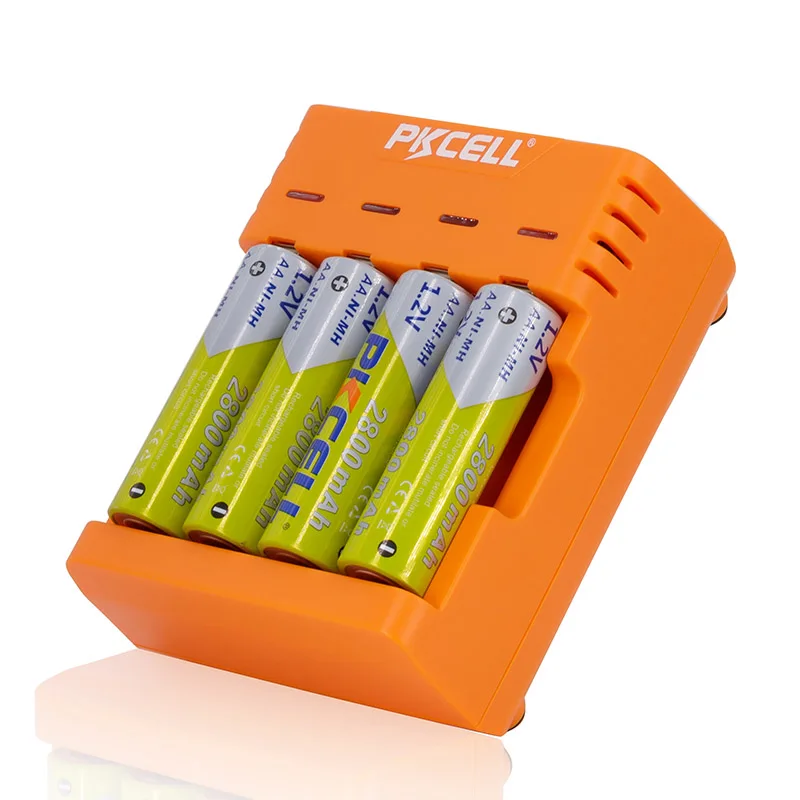 PKCELL Brand rechargable Aa Aaa Nimh Portable Fast Charger AAA battery 8146 With USB Charger charge