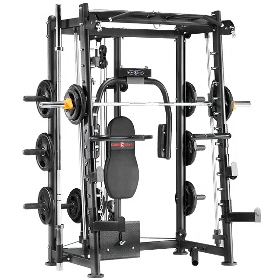 
 Индивидуальный Логотип, оборудование для тренажерного зала, тяжелоатлетика, многофункциональная машина Smith power rack  