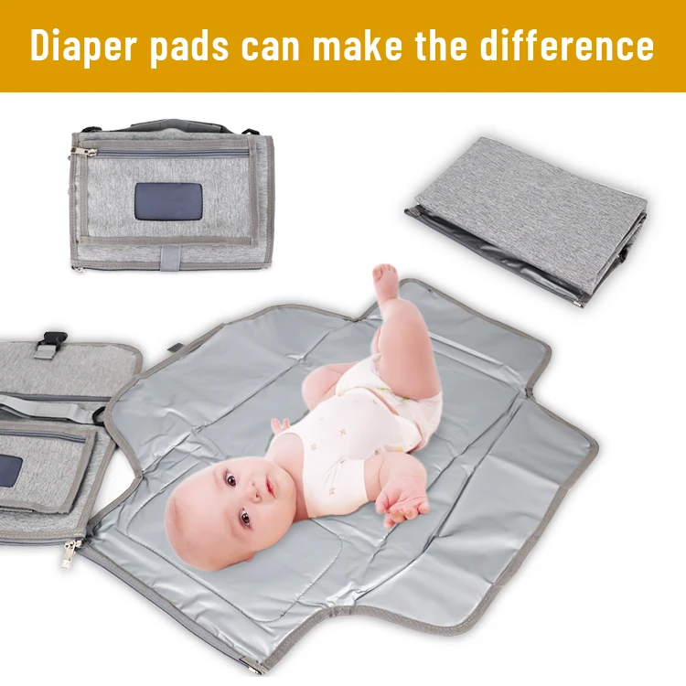 Wholesale Super Soft Portable Changing Pad With Shoulder Strap