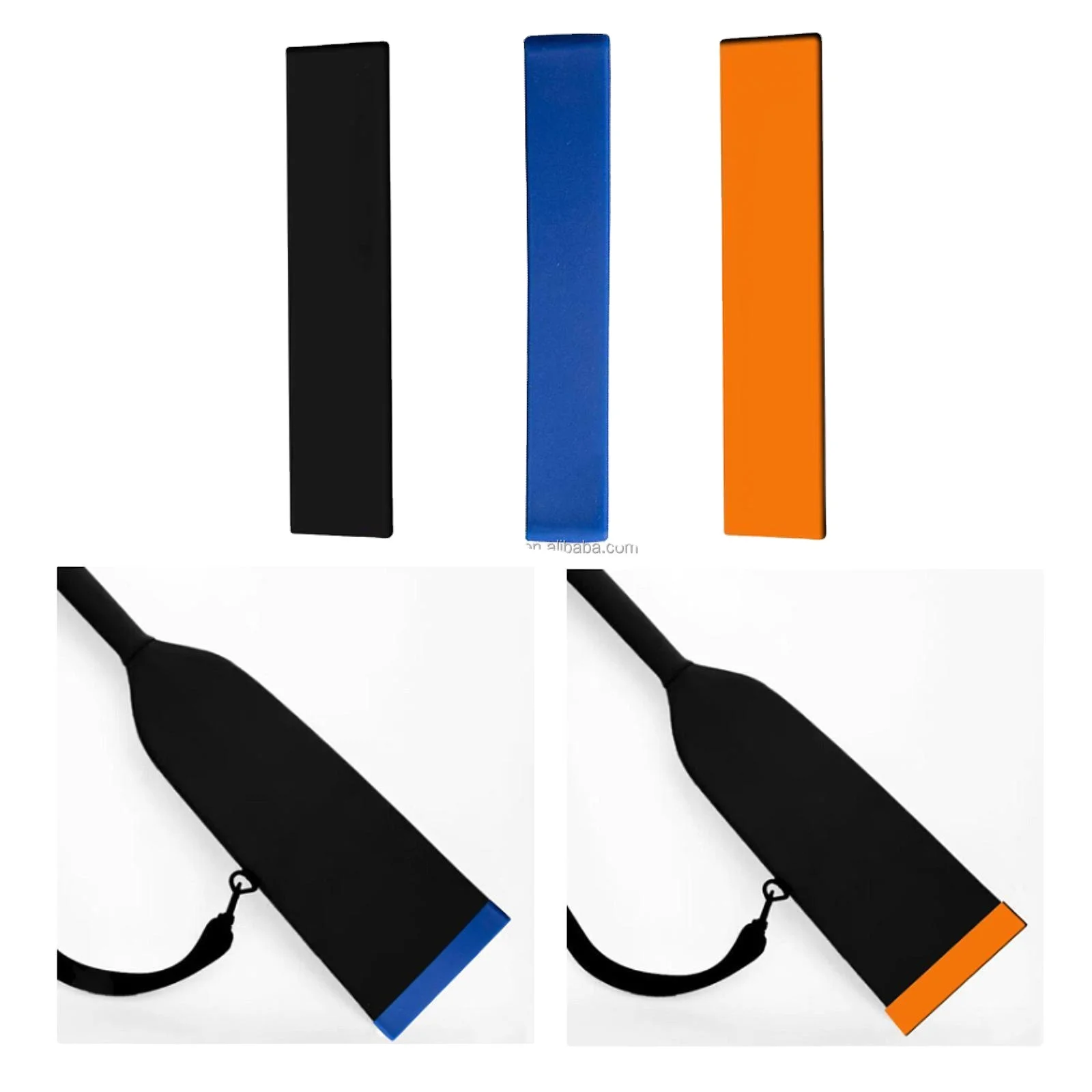 Paddle Blade Tip Protector Silicone Rubber Blade Guard for Dragon Boat Paddles