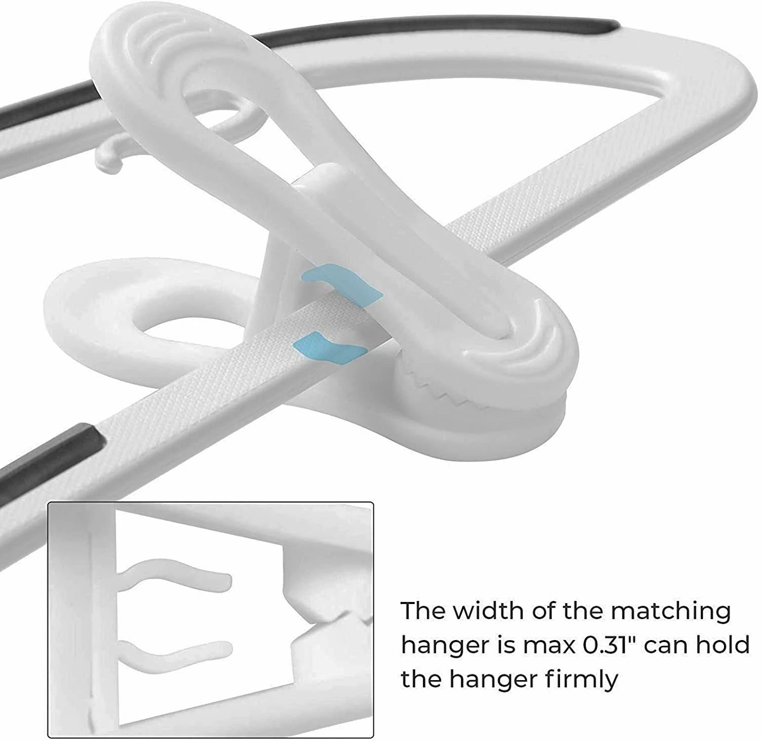 Wholesale Price Multipurpose Hanger Clips On Clothing Plastic Hanger