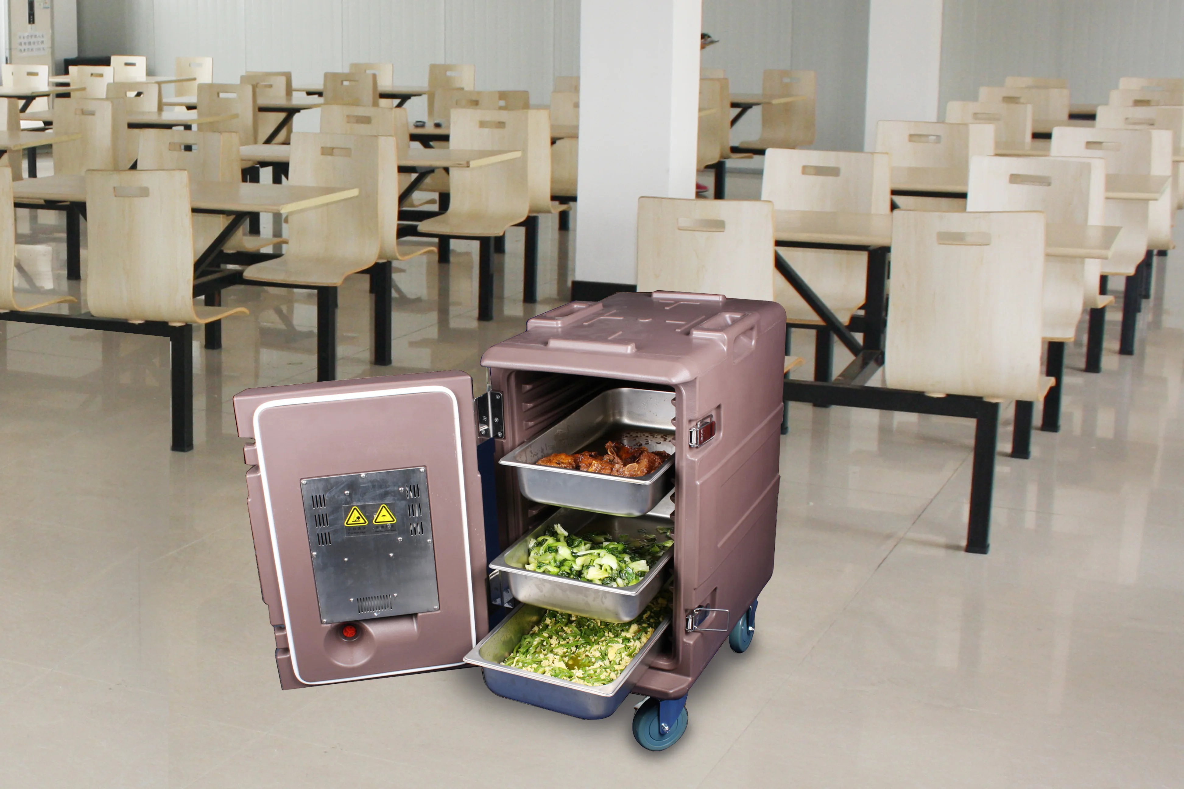 Hotel 116l Electric Food Transport Carts Perfect For Hot Meal Service