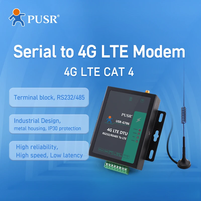USR-G786-G глобальные частоты сотовой связи 4G DTU модемы с диапазоны M2M