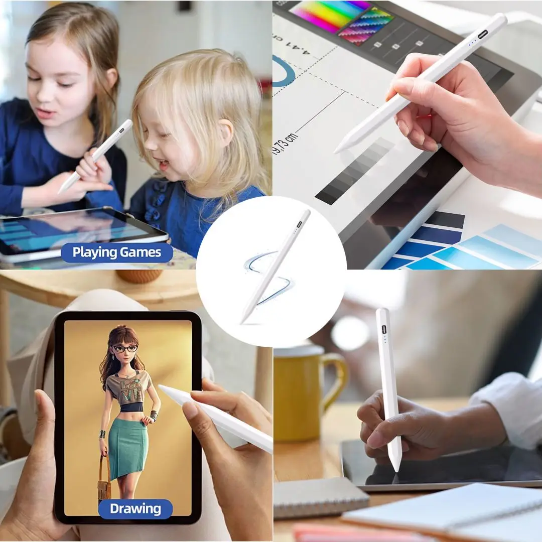 New Design Capacitive Screen Touch Smart Stylus Pen for Ipad Pencil Charge Stylus Pen for Apple Ipad Apple Pen Pencil