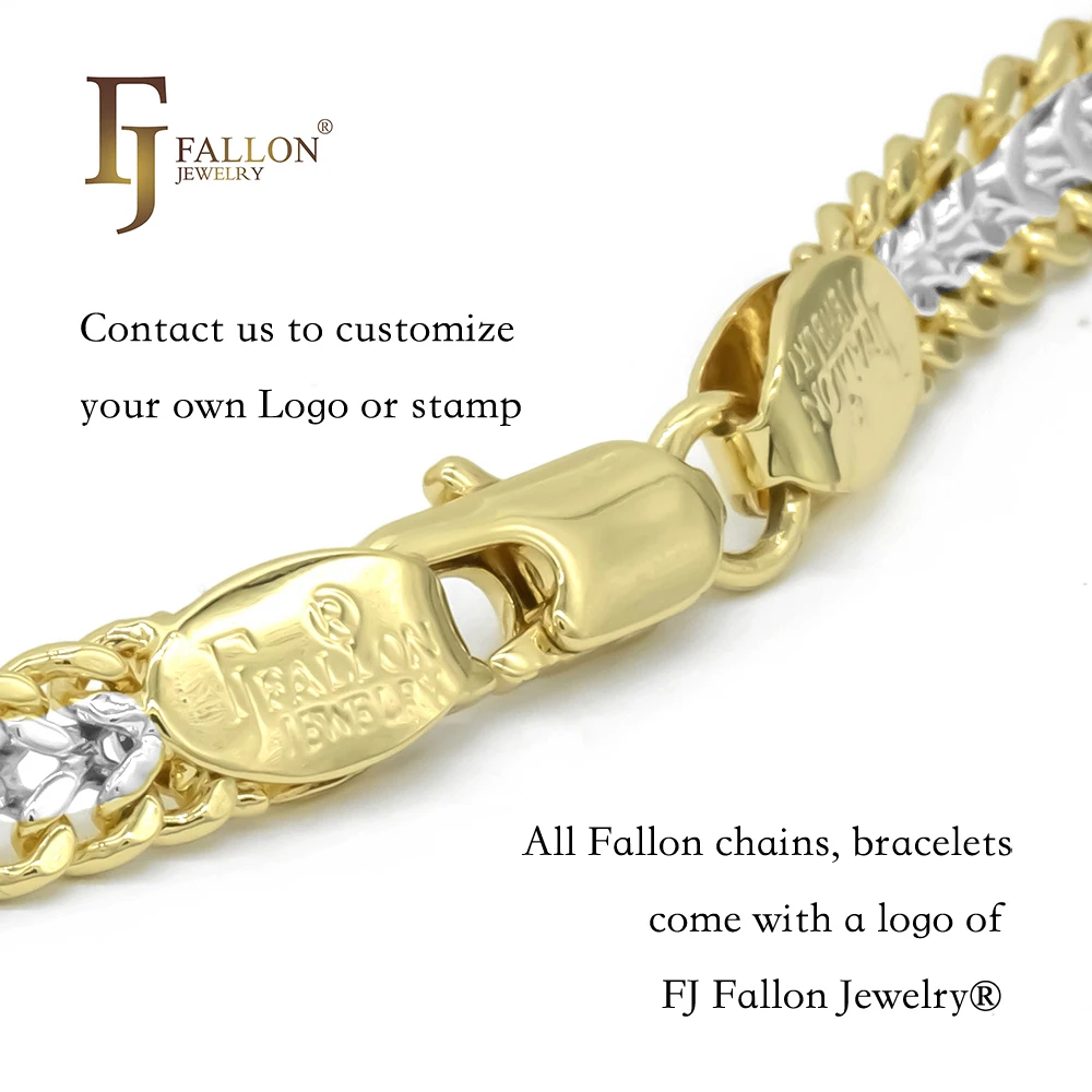 Classic Italian Figaro Link Chain - 14K Gold Plated Brass Necklace
