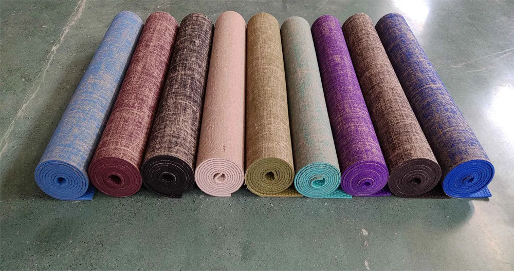 Wholesale Custom Printing Jute Yoga Mat/ Anti Slip Thick Jute Yoga Mat With High Quality Buy