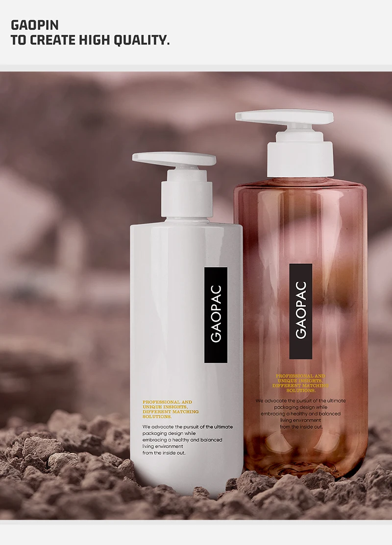 400/600ml Eco Friendly Shower Gel Empty Lotion Pump Pet Packaging Container Shampoo Bottle Buy