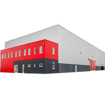 Steel Structure Warehouse Prefabricated Building Steel Shed JDM Rich Light CLASSIC Channel Hot EPS Wall Window Frame Surface ISO