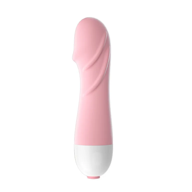Amoura clitoral and G-spot egg vibrator in silicone with compact egg shape