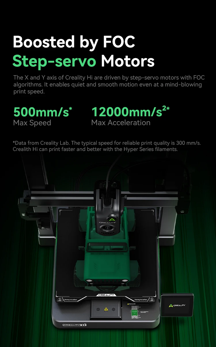 New Creality Hi Combo 3D Printer Model Multi-color Desktop 3D Printing With Intelligent CFS Fast Print Speed 500 Mm/s
