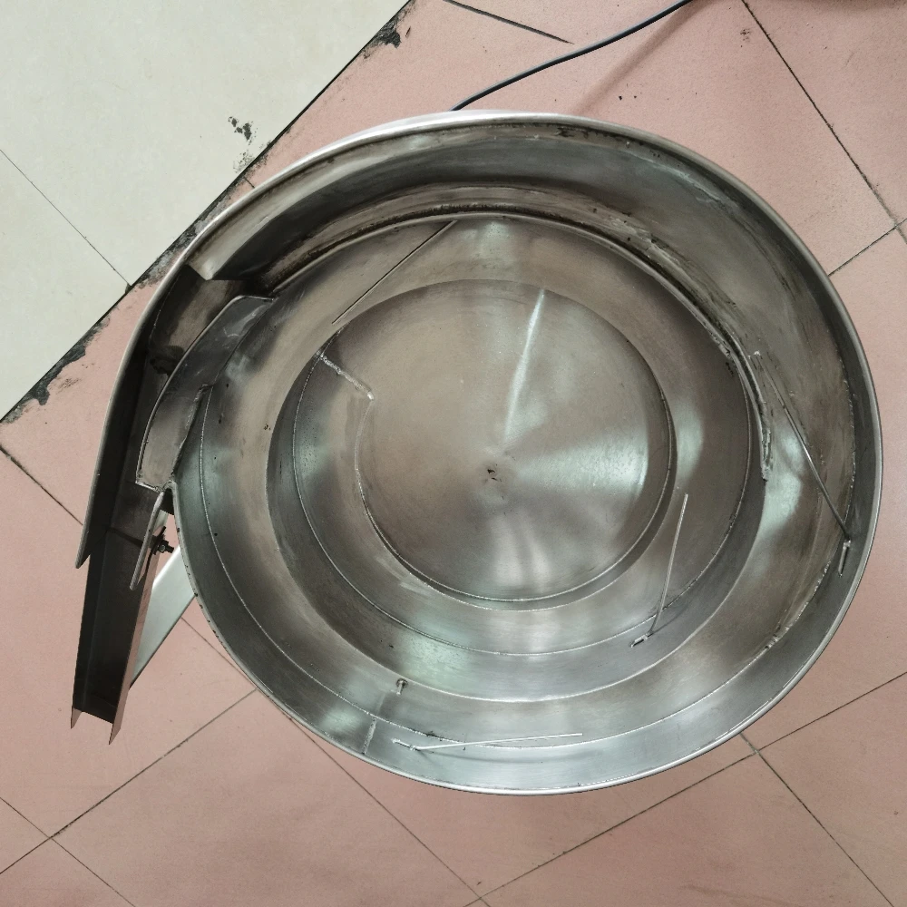 Automatic Detection Vibratory Bowl Feeder Screw Parts Vibratory Bowl Feeder with Bulk Hopper for Food Processing Lines
