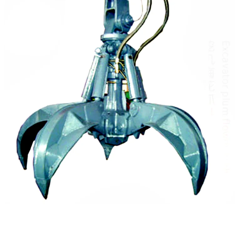 High quality 360 degree  rotary hydraulic five-lobe grab for scrap steel factory-122098