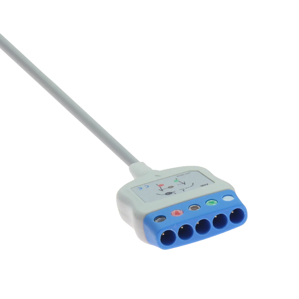 Mindray Datascope Compatible 5-lead ECG Trunk Cable with Din Connector Medical Consumables