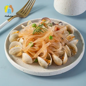 Custom Brand Low-Fat High Fiber Konjac Fettuccine Sugar-Free Dried Shirataki Noodles Easy Cook-Box Bulk Bag Options Available