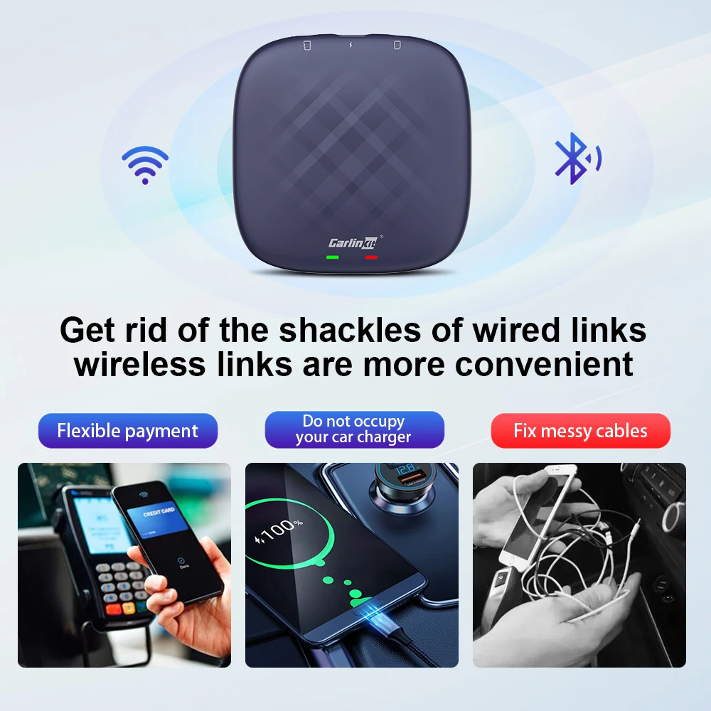 Carplay Ai Box Wireless Apple Carplay Wireless Android Auto Adapter  Carlinkit Plus Only Wired Carplay Cars Android 120 System 8