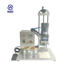 Semi-automatic glass bottle capping machine