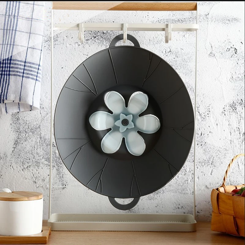 Eco-Friendly Silicone Spill Stopper Pot Lids