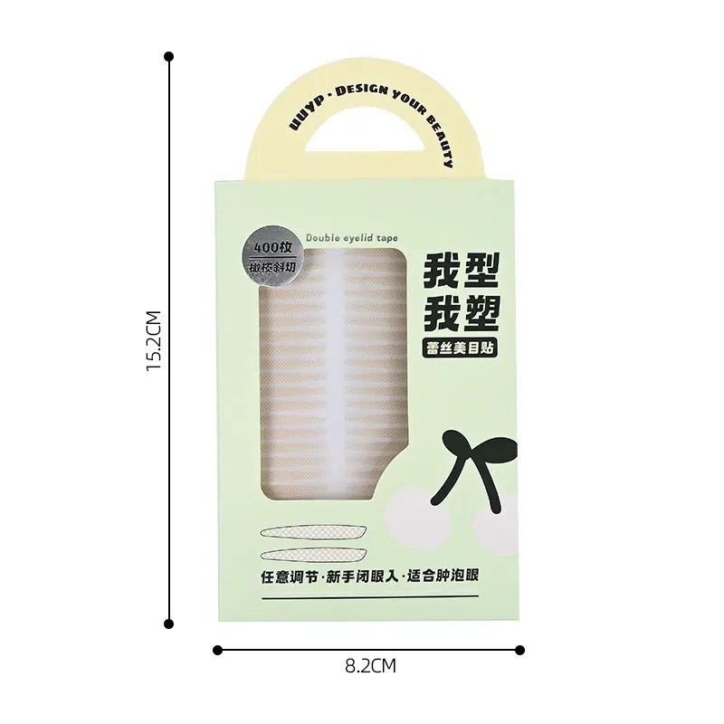 UUYP 400pcs Magic Self-Adhesive Clear Eyelid Sticker Double Fold Eyelid Paste Big Eyes Instant Upper Eyelid Lift Lace Mesh H3f5c9f317b5643b5a37fa597fb0290eec