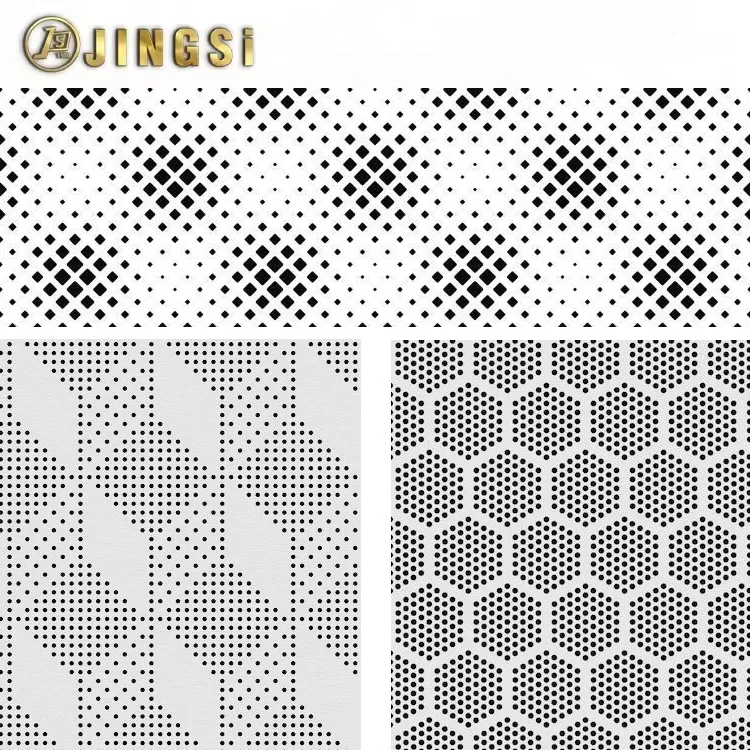 Metal Perforated Plate Screen Aluminum Perforated Metal Panels Cladding Perforated Screen Mesh for Industrial Curtain Walls