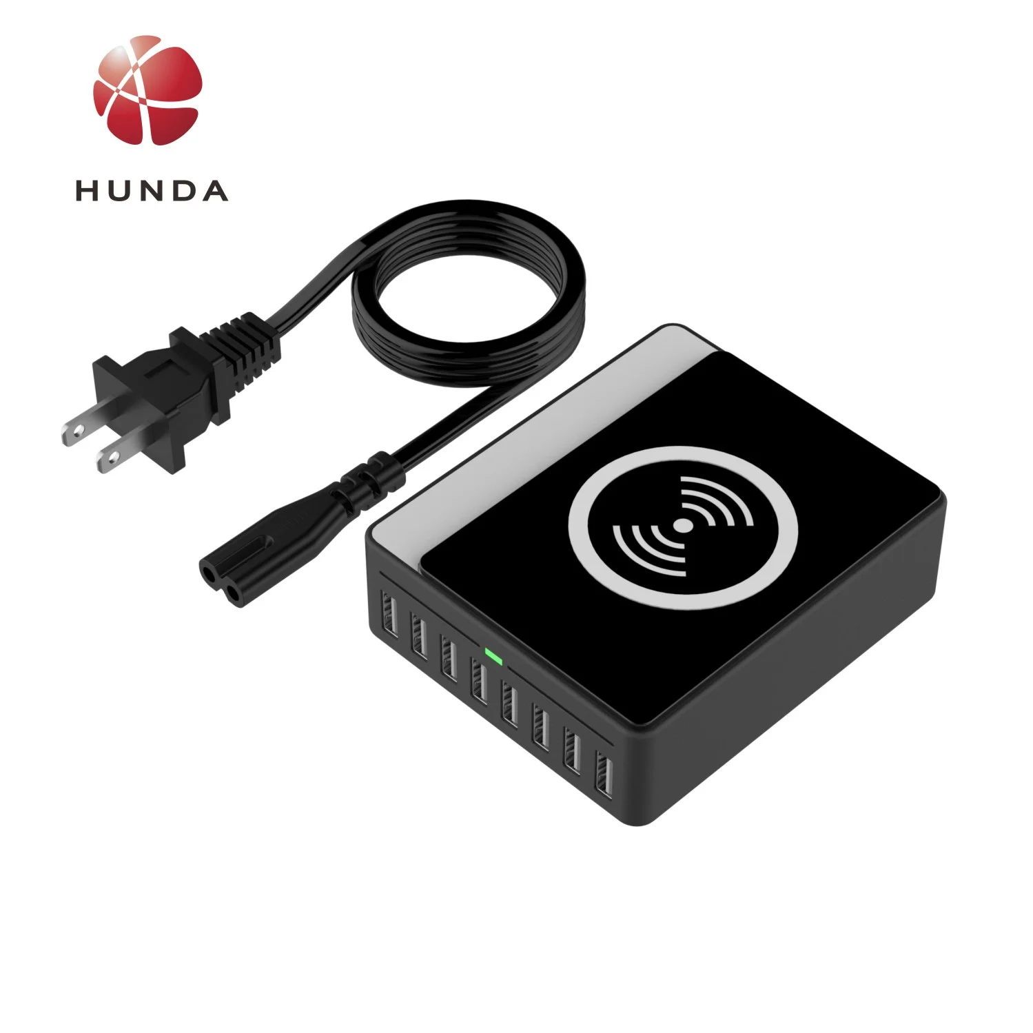 Универсальное беспроводное зарядное устройство HUNDA 2020 Qi для быстрой зарядки мобильного телефона